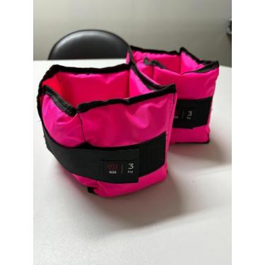 Imagem de Par Caneleira de Peso Básica Won Rosa Peso:5kgCor:Rosa, 5kg, Rosa