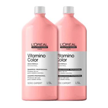 Imagem de Kit Vitamino Color Loreal Shampoo Condicionador 1500Ml