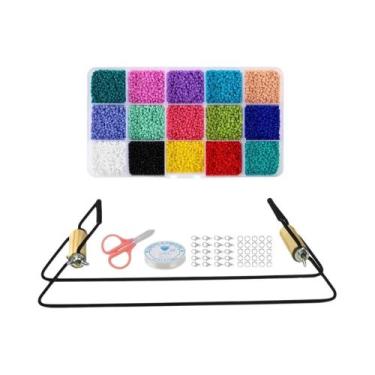 Imagem de Kit DIY De Tecelagem Com Miçangas De Metal Para Joias, Pulseiras E Tri