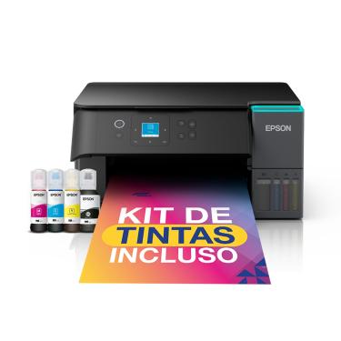 Imagem de Multifuncional Tanque de Tinta Epson EcoTank L4360 Wi-Fi Colorida Bivolt