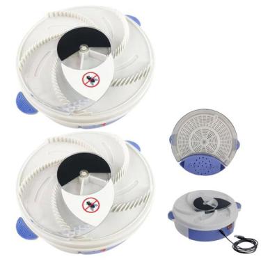 Imagem de Armadilha Pega Moscas Kit 2 Uni Captura Prende Inseto Varejeira Mosqui