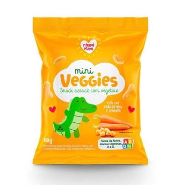 Imagem de Biscoito Vegano de Grão de Bico e Cenoura Nhami Mami 18g