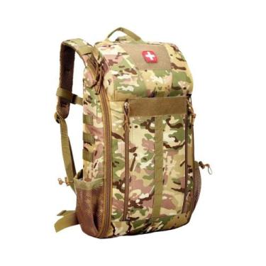 Imagem de Mochila Tática Médica De 55L Para Camping, Sobrevivência, Primeiros So