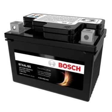 Imagem de Bateria Moto Bosch Btx4l-bs 4ah 12v Cg Titan 150 Ks Biz 125