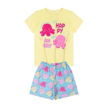 Imagem de Pijama Infantil Menina Polvo Amarelo - Alemara, 8