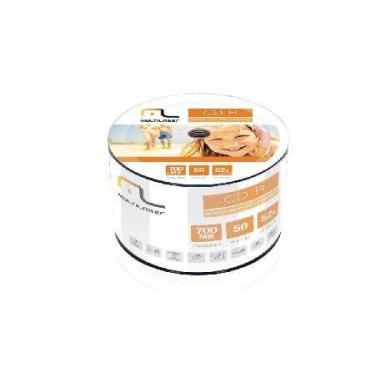 Imagem de Cd-r 52x De Velocidade Com 50 E Capacidade De 700mb Shrink Cd051 - MUL