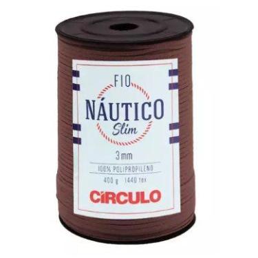 Imagem de Fio Náutico Slim Círculo 3mm - Cor 7382 Chocolate - 400g