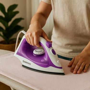 Imagem de Ferro Passar Roupa Tabua Amassada Blusa Jeans Toalha Spray Vaporizador