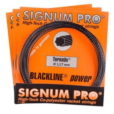 Imagem de Corda Signum Pro Tornado 1.17mm Preta - Set Individual - Pack com 03 Unidades-Unissex
