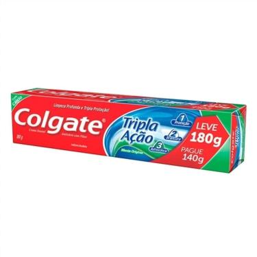Imagem de Creme Dental Colgate Tripla Ação 180g Embalagem com 12 Unidades