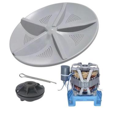 Imagem de Kit Motor Agitador Tanquinho Suggar Lavamax 110v Robusto - PLASTIMAC, 