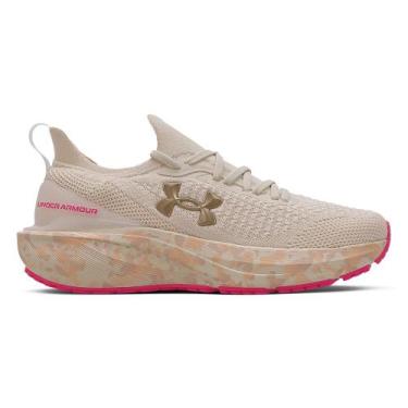 Imagem de Tênis Under Armour Charged Quicker 2 Bege Feminino, Creme, 37 BR