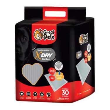 Imagem de Tapete Higiênico X Dry Bamboo 30 Un - Great Pets