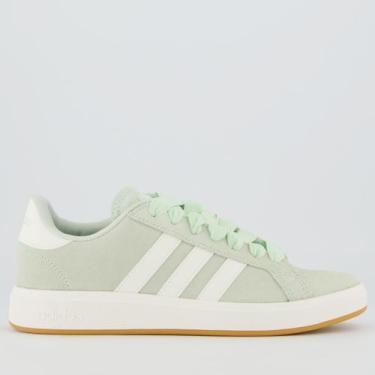Imagem de Tênis Adidas Grand Court Base 00s Feminino Verde, 37