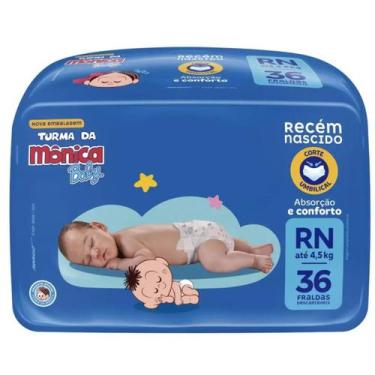 Imagem de Fralda Turma da Mônica Jumbo Qu4troSec: Proteção 12h & Ajuste Perfeito
