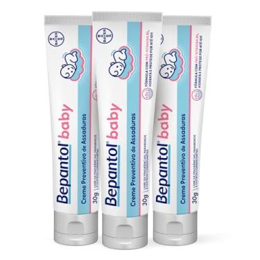 Imagem de Bepantol Baby Kit Pomada Assadura Bebe, 3 Unidades de 30g, Prevenção de Assaduras e Hid...