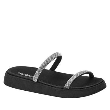 Imagem de Tamanco Casual Feminino Moleca Confortável Original 5469.118, Preto cr