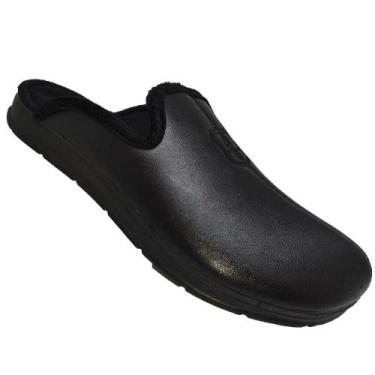 Imagem de Pantufa Masculina Adulta Pegada 166001, Preto, 38