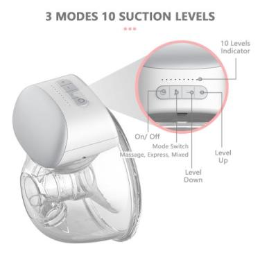 Imagem de Bomba Extratora BEBEBAO De Tirar Leite Elétrica Bivolt 110/220 Amament