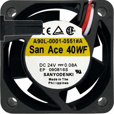 Imagem de Cooler A90L-0001-0551A 24V 0.08A 3P Fanuc Garantia 2 Anos - Sanyo Denk