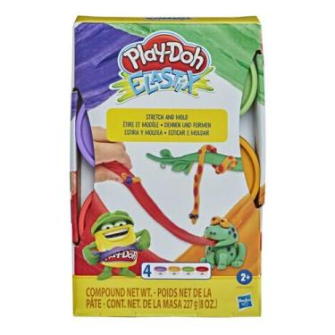 Imagem de Massa de Modelar Elastix com 4 Sortimento Play-Doh - E6967-2 - HASBRO