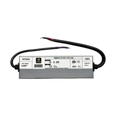 Imagem de Fonte Blindada Bivolt De 12v 10a Ip67 Fasgold Fs-435, Fonte 12V / 10A 