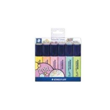 Imagem de Marca Texto 06 Cores Staedtler Pastel
