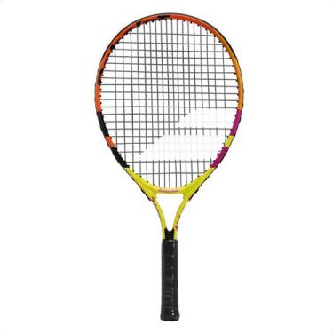 Imagem de Raquete De Tênis Babolat Nadal Jr 21 Amarela e Roxa - Wilson