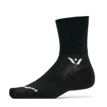 Imagem de Meia de Compressão Swiftwick Cano Médio  Aspire Preta, XL