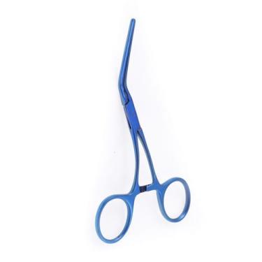 Imagem de Pinça Clamp Vascular Pediátrica De Bakey 13 cm Titânio - Montserrat Co