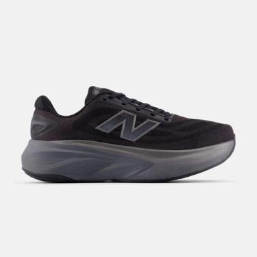 Imagem de Tênis New Balance Fresh Foam X More V6 Masculino Preto e Cinza, 39, Pr