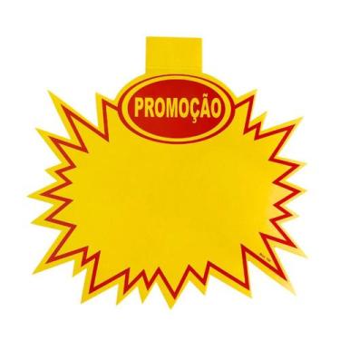 Imagem de Cartaz Promoção formato Splash 21,5 x 21,5 cm Papel Duplex 100 unidade