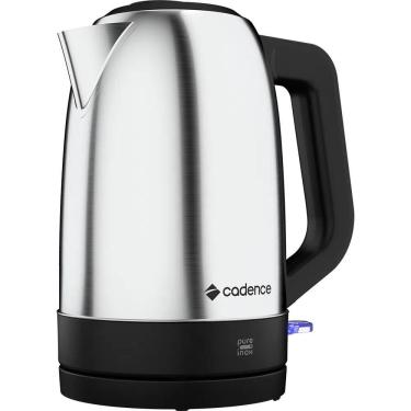 Imagem de Chaleira Elétrica Cadence Pure CEL810 1,7L Inox com Porta Fio e Proteção Anti Dry 220V