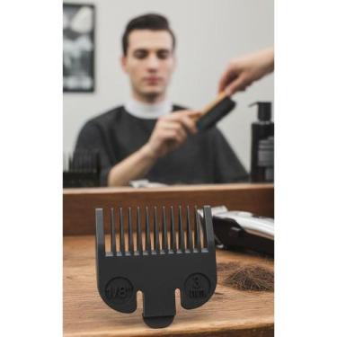 Imagem de Pente Máquina Corte 3mm Preto - Precisão Profissional - Congratulation