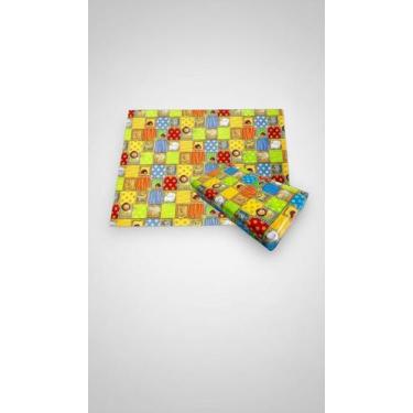Imagem de Papel Presente Bobina Couchê 40cm x 100m Infantil Zoo - Congratulation