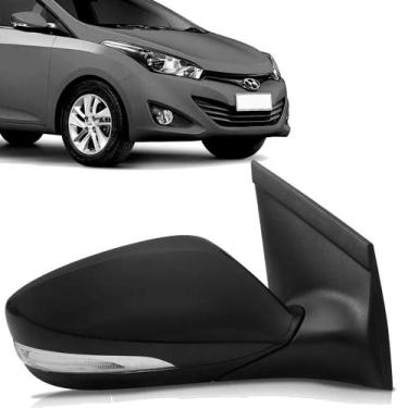 Imagem de Retrovisor Externo HB20 2013 a 2019 Elétrico Pisca Direito - AMS AUTO