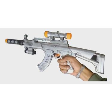 Rifle Brinquedo Precisão Sniper Mira A Lazer Nerf Luzes Som em Promoção na  Americanas