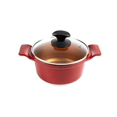 Imagem de Caçarola Vermelha Teflon Antiaderente Gold Javali AA 26cm