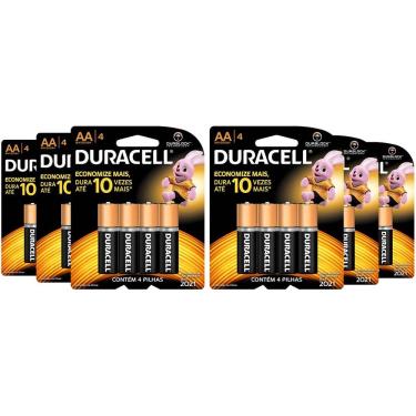 Imagem de Kit Duracell Duralock Pilha Alcalina AA com 24 unidades