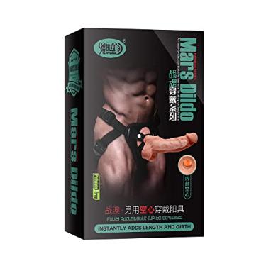 Imagem de Capa Peniana com Cinta Em Cyberskin 18,5×3,9CM – Mars Dildo