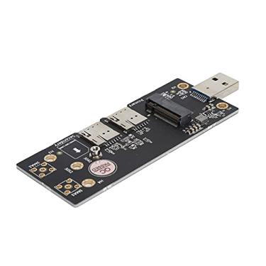 Imagem de Adaptador de conversor, adaptador PCB M.2 para USB 3.0 com slot para cartão SIM duplo, chave NGFF B 3G/4G/5G teste do módulo riser compatível com USB 3.0