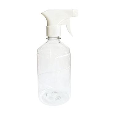 Imagem de Frasco Pet Borrifador C/Válvula Gatilho 500ml HOME SPRAY (10 Peças) (Cristal C/Branco)