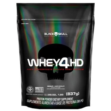 Imagem de WHEY 4HD REFIL - 837G (WHEY PROTEIN ISOLADO E CONCENTRADO) REFIL WHEY 4HD CHOCOLATE - 837G