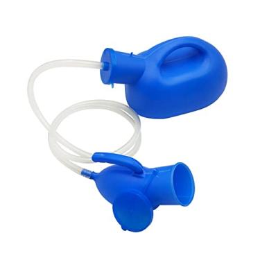 Imagem de Mictório Masculino - 2000mL Embalagem com 1 - Mictório masculino à prova de derramamento com tubo extensor e tampa à prova de odores - Recipiente de mictório portátil de plástico para carro, viagem, idosos e incontinência.
