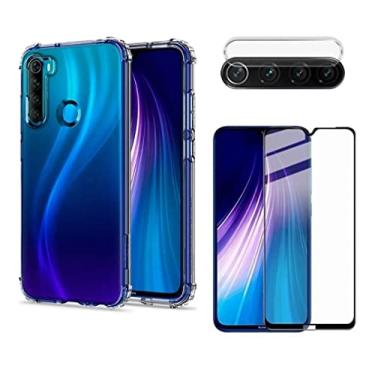 Imagem de Capinha Para Redmi Note 8 + Película De Vidro 3d + Película Câmera - (HARD GLASS STORE)