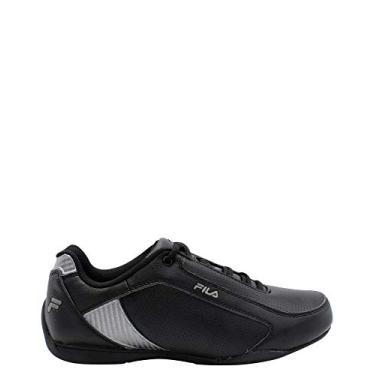 Imagem de Fila Tiltshift masculino (preto/prata escuro/preto), Black/Dark Silver/Black, 12