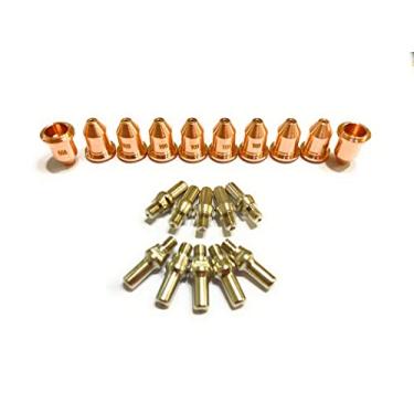 Imagem de Theia Plasma | Nova ponta cônica de plasma 60A 1,1 mm com eletrodo 52582 | Serve para tocha de plasma IPT&PT-60/40 compatível com powerplasma