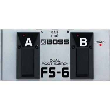Imagem de Pedal Seletor Footswitch Boss Fs-6 Dual Duplo Fs6 C/Notafisc