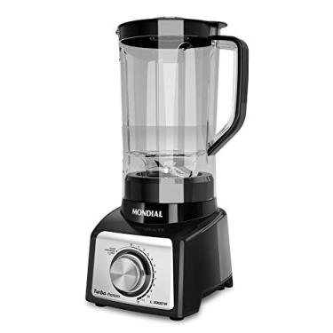 Imagem de Liquidificado Turbo Premium, 110V Mondial Preto/ Prata 110V 110v