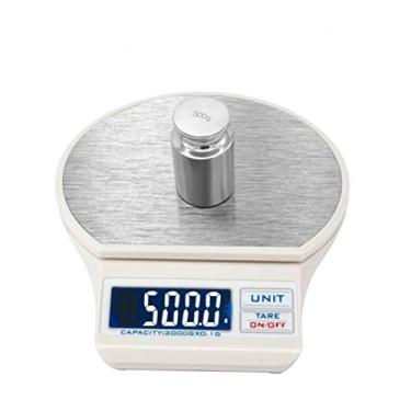 Imagem de Mini balança digital para cozinha 3000g / 0,1g elétrica pro food